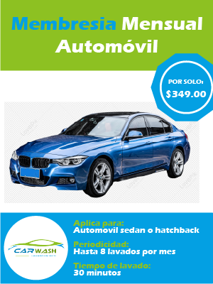 Membresia Mensual Automóvil